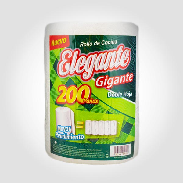 Rollo De Cocina Elegante GIGANTE X 200 Paños - DOÑA CARMEN